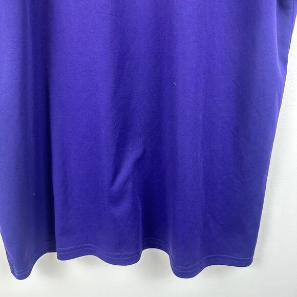 NBA Mens Phoenix Suns Crewneck Basketball #1 Devin Booker Purple T-Shirt Large - Picture 4 of 9